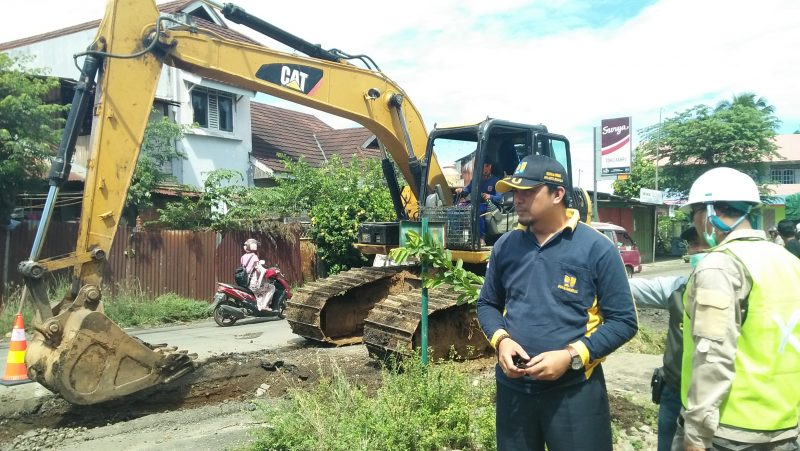 Perbaikan Jalan Zainul Arifin Dimulai, Pengalihan Arus Diberlakukan