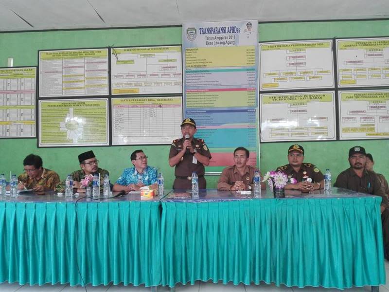 Lawang Agung Desa Binaan TP4D Kajari