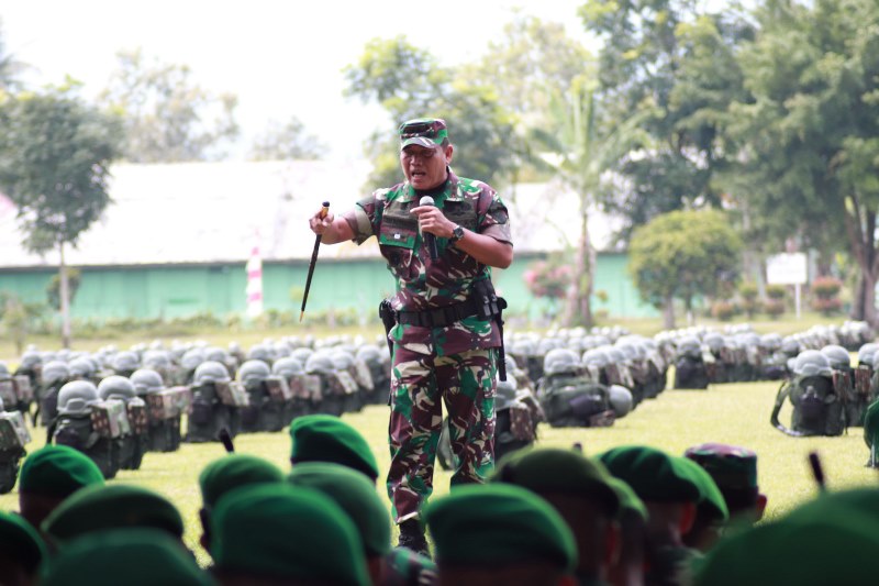 Pangdam Cek Kesiapan Satgas Pamtas