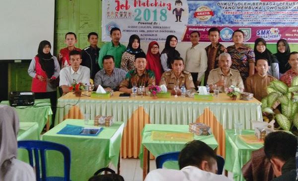 SMKN 3 Rejang Lebong Gelar Job Matching