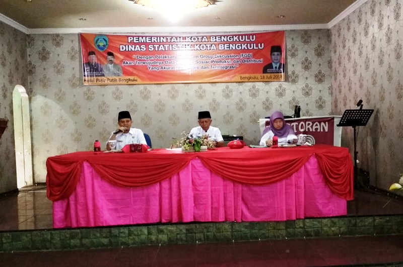 Dinas Statistik Validkan  Data Melalui FGD