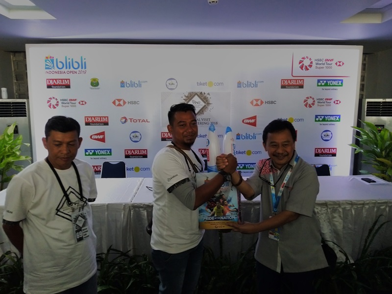 Putus Keangkeran Istora 100 Jurnalis Nobar Final  Blibli Indonesia Open 2018.