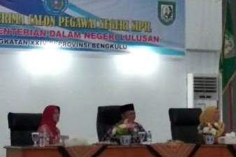 33 Lulusan IPDN Bertugas Di Bengkulu