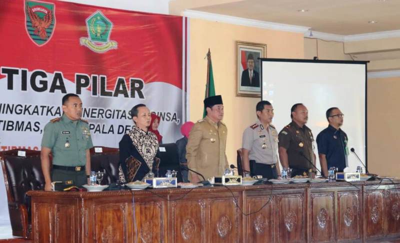 Apel Tiga Pilar Tingkatkan Sinergitas