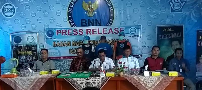 BNNK Bekuk Pengedar Sabu dan Ganja