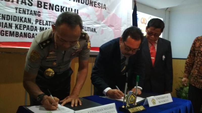 Polri dan Unib Kerja Sama Pengembangan SDM