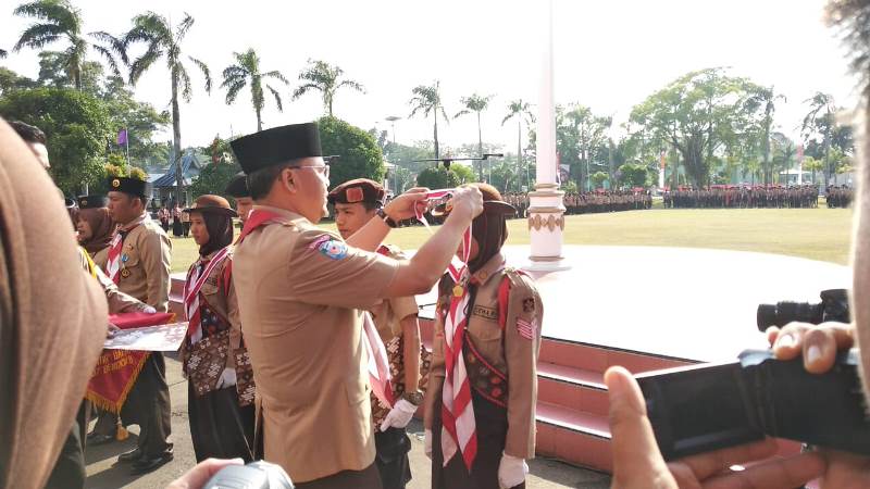 Plt Gubernur Bengkulu Nyatakan Pramuka Perekat NKRI