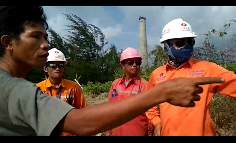 Petani Hadang Alat  Berat Proyek PLTU