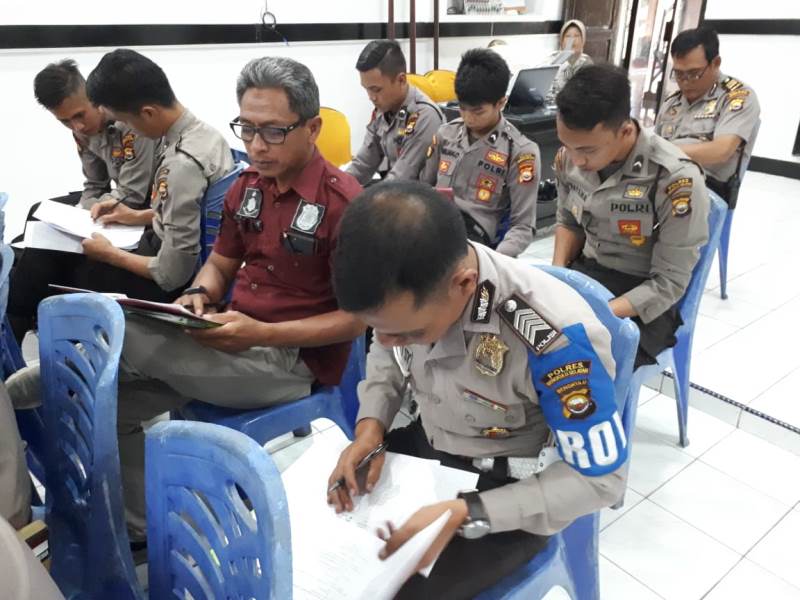 71 Polisi Ikut Psikotes