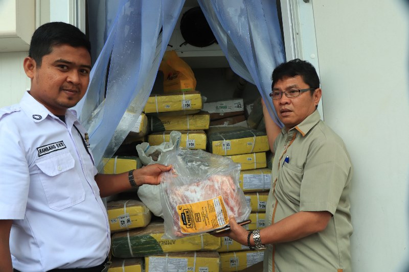 Bulog Bengkulu Tambah Pasokan 28 Ton Daging Beku Asal India