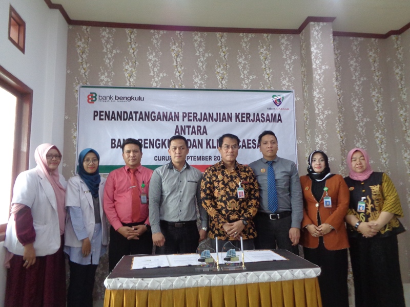 Bank Bengkulu Lakukan  PKS dengan Klinik Caesar