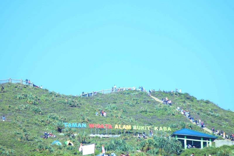 Pengunjung Bukit  Kaba Capai 22 Ribu