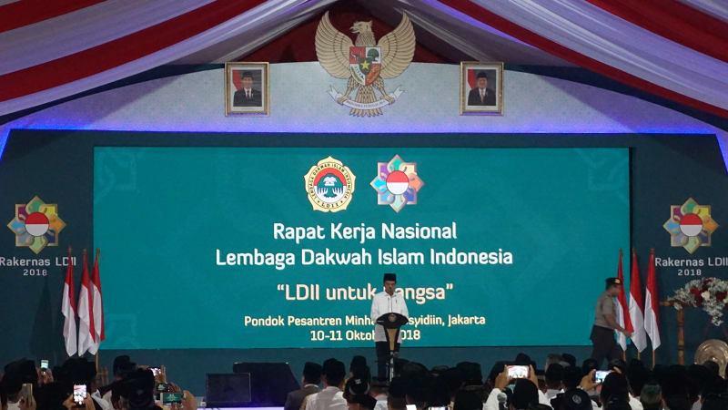 Jokowi Buka Rakernas LDII