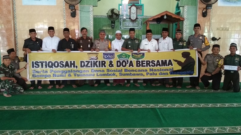 Dandim 0423 Menggelar Istiqosah, Dzikir dan Doa Bersama