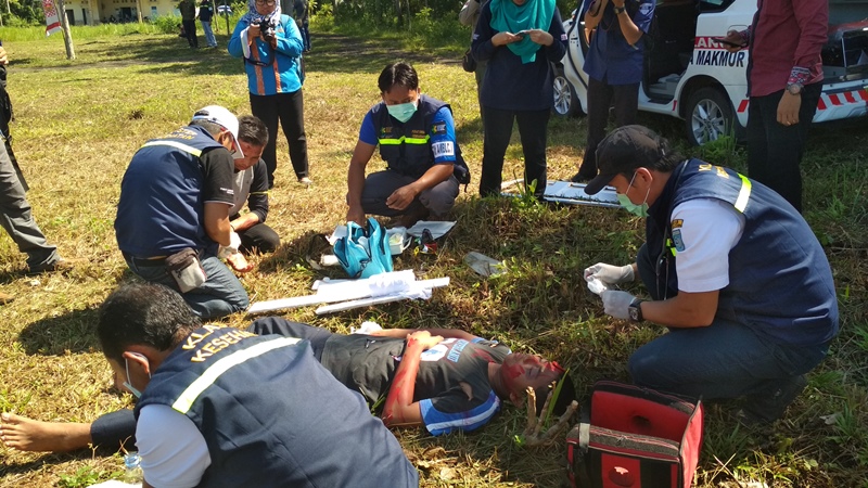 Kemenkes Simulasikan Penangganan Kesehatan