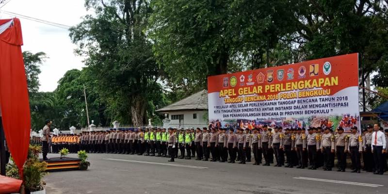 Sigap Tanggap Bencana, Polda Bengkulu Siapkan Pasukan Khusus