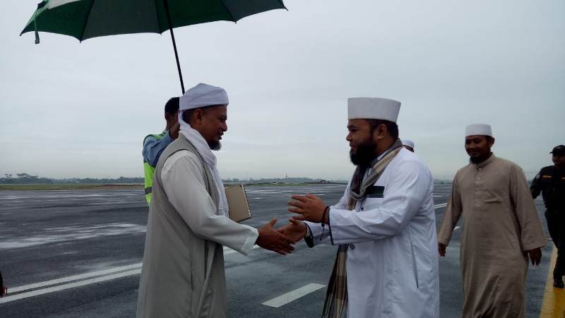 Ustad Arifin Ilham Tiba di Bengkulu