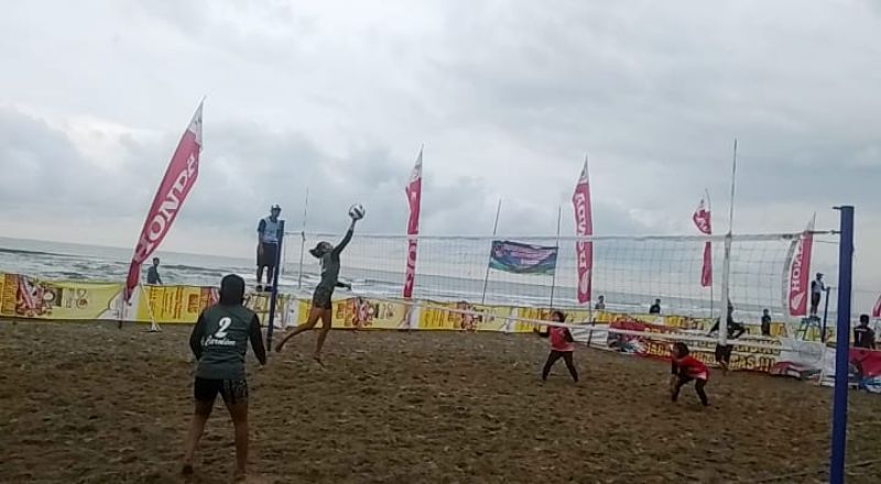 Jumat, Final Kejuaraan Voli Pantai Bengkulu Digelar