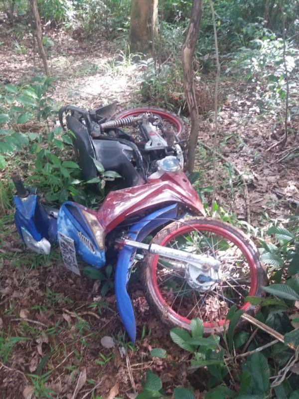 Maling Jengkol Tinggalkan Motor