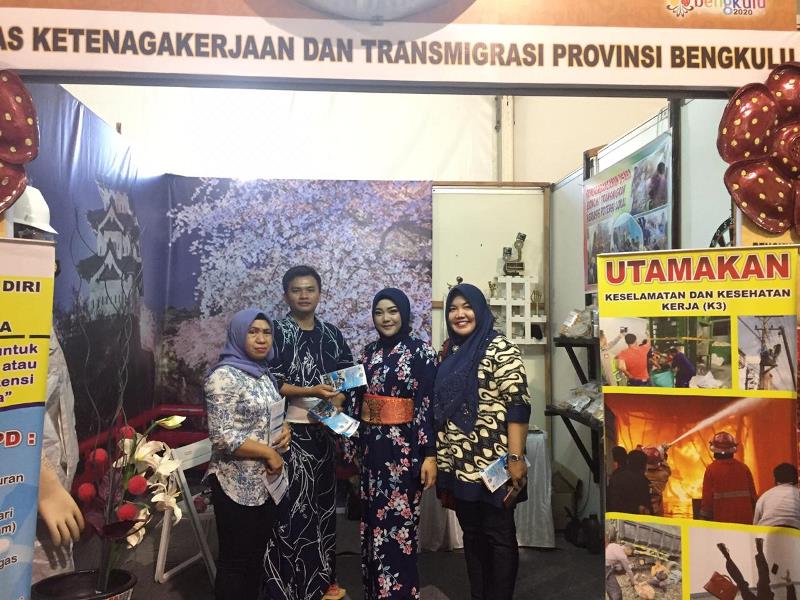 Disnakertrans Bengkulu Ramaikan Bengkulu Expo 2018