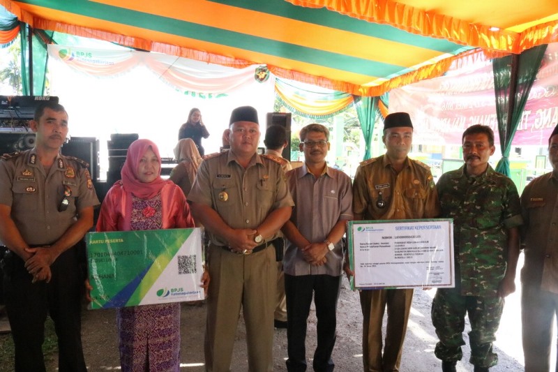 BPJS Ketenagakerjaan Launching Desa Sadar di Bengkulu Selatan
