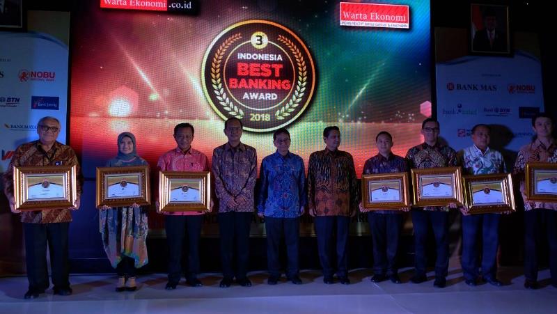Bank Bengkulu Berhasil Meraih Penghargaan Indonesia Best Banking Award 2018
