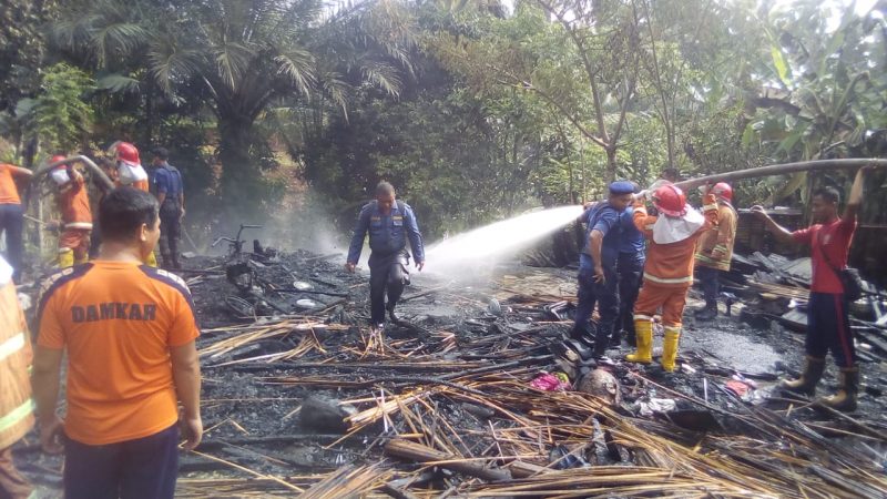 Kebakaran di Kota Bengkulu Hanguskan Bedengan 2 Pintu