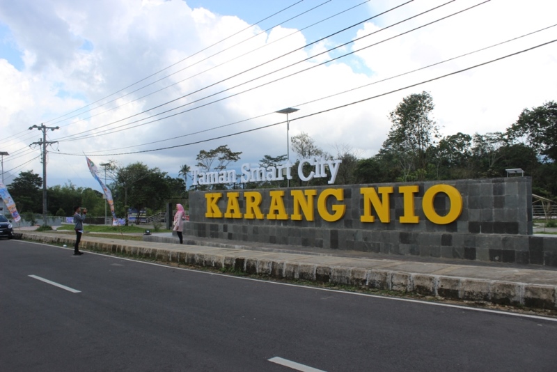 Taman Smart City Karang Nio  Dijaga 4 Satpol PP