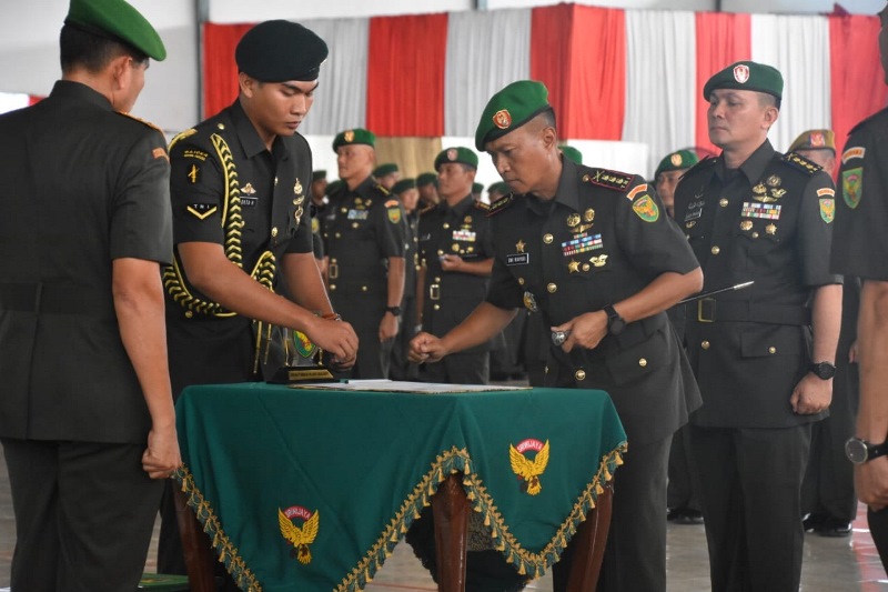 Pangdam II/Sriwijaya  Lantik Danrem 014/Gamas