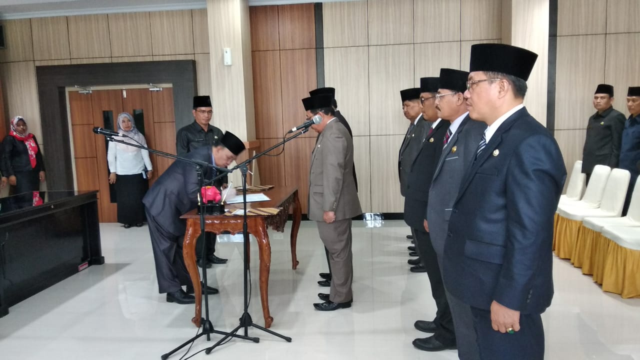 18 Pejabat Eselon ll Pemprov Bengkulu Dirotasi