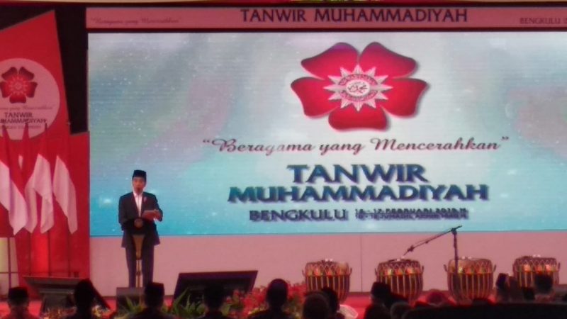 Buka Tanwir Muhammadiyah di Bengkulu, Presiden Jokowi Berpesan Jaga Persatuan