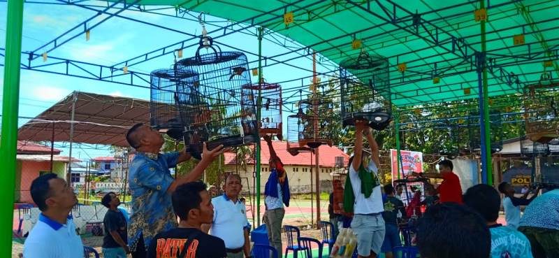 700 Burung Ramaikan Kicau Mania Kapolres Cup