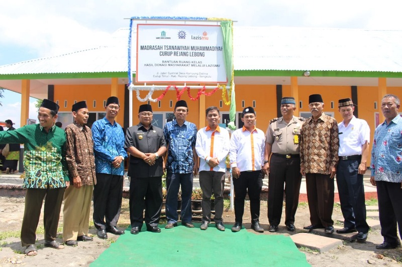 Lazismu Resmikan Bantuan Ruang  Kelas di MTs Muhammadiyah Curup