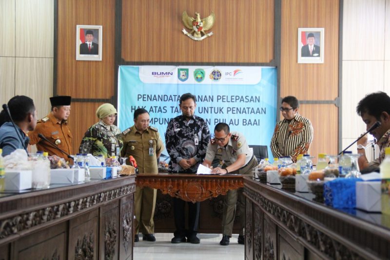 Pelindo Bengkulu Lepaskan Lahan 12,18 Hektar