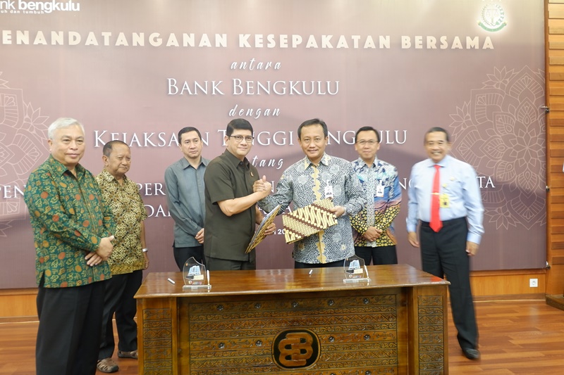 Bank Bengkulu Teken Mou Bersama Kejati