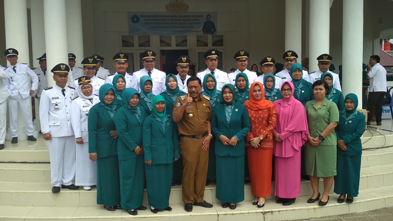 Pemberdayaan Kesejahteraan Keluarga Kecamatan dan Desa DiLantik