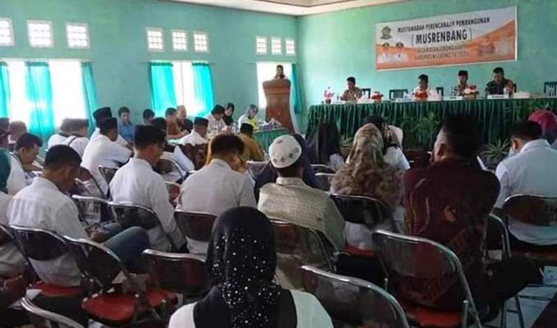 Cegah Banjir, Harus Bangun Bronjong Permintaan Desa tabeak Kauk, dalam Musrembang Kecamatan Lebong sakti