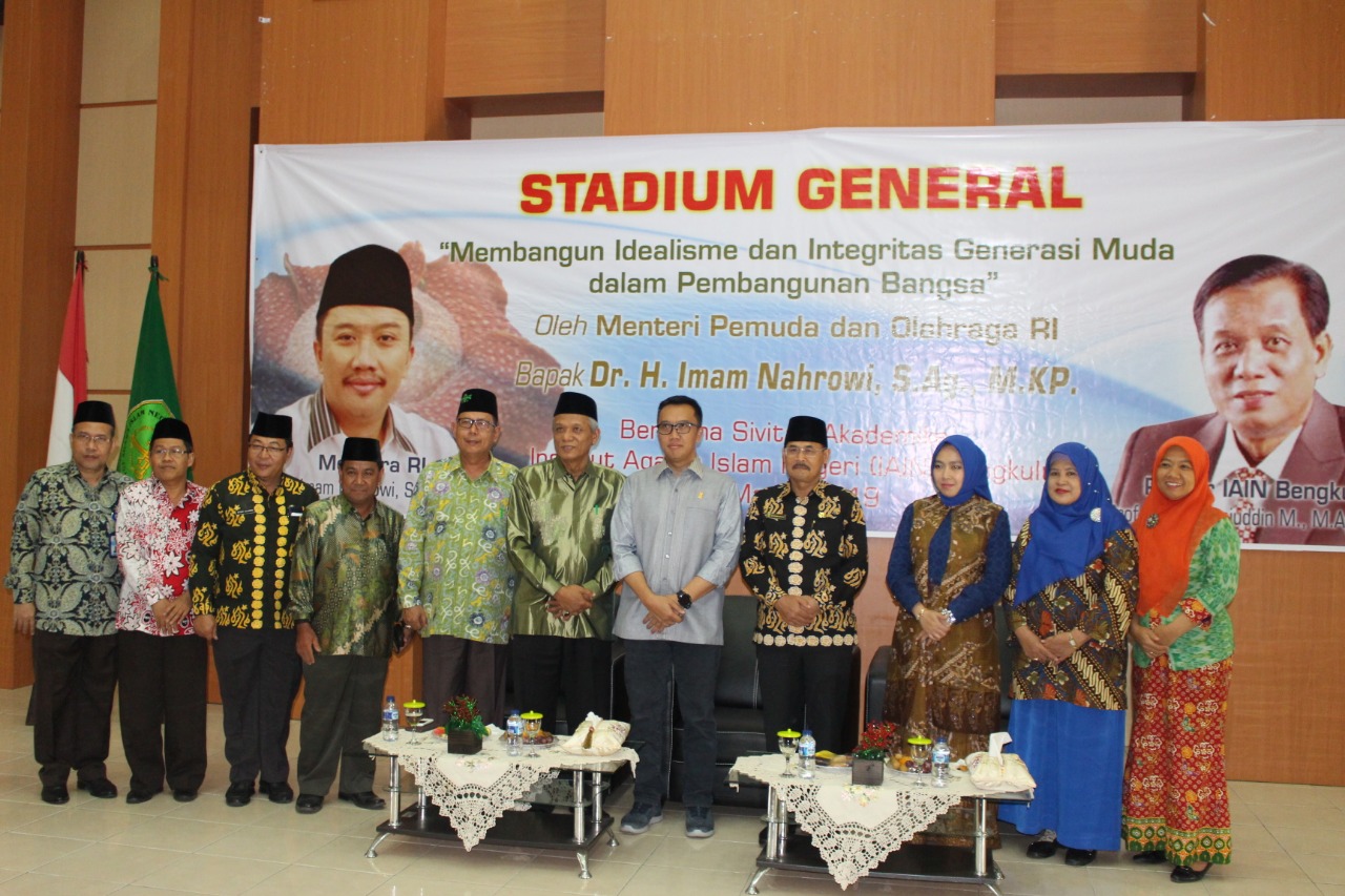 Stadium General IAIN Bengkulu Bersama Menpora RI