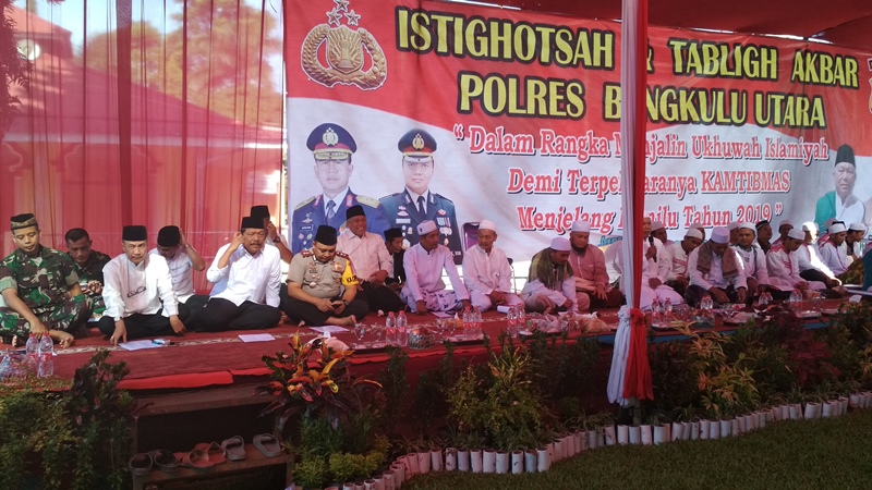 Polres Bengkulu Utara, Istighosah dan Tabligh Akbar