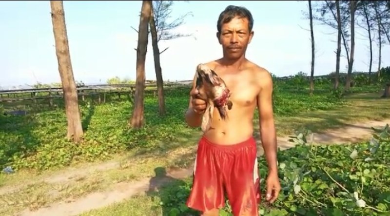 Sedekah Pantai, Nelayan Potong Kambing