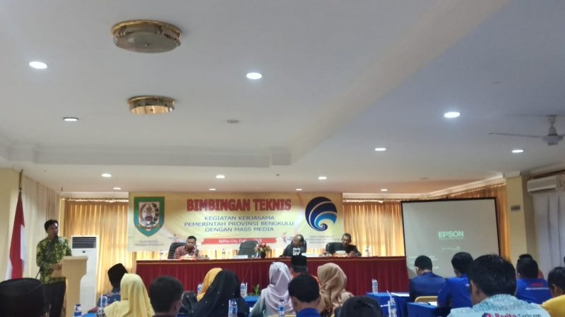 Dari Bimtek Kominfo Bengkulu, Media Mainstram Ujung Tombak Penangkal Hoax