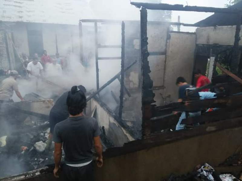 Korsleting, Rumah dan 2 Motor Terbakar