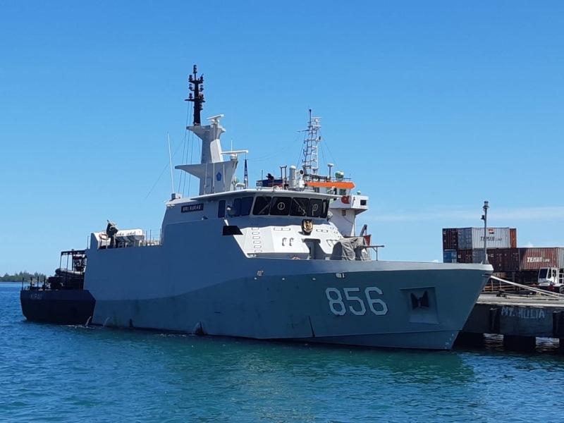 Redam Konflik Nelayan, KRI Kurau-856 Patroli