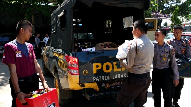 Jelang Ramadan, Polda Bengkulu Sita Ratusan Botol Miras Tak Berizin