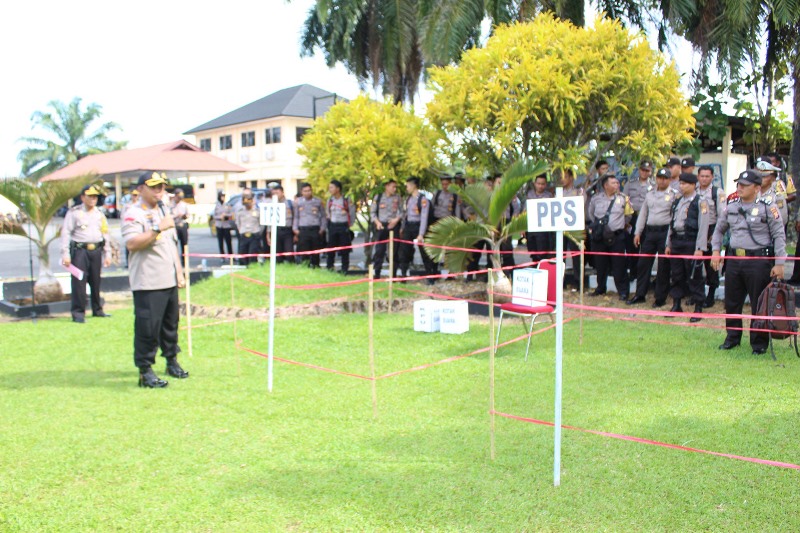 Satu Polisi Jaga 4 TPS