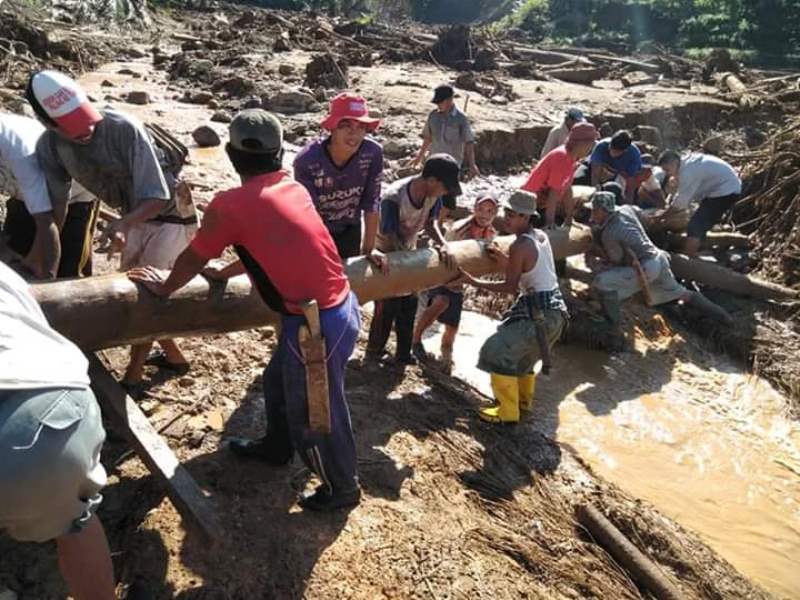 Jalan Longsor Belum Diperbaiki