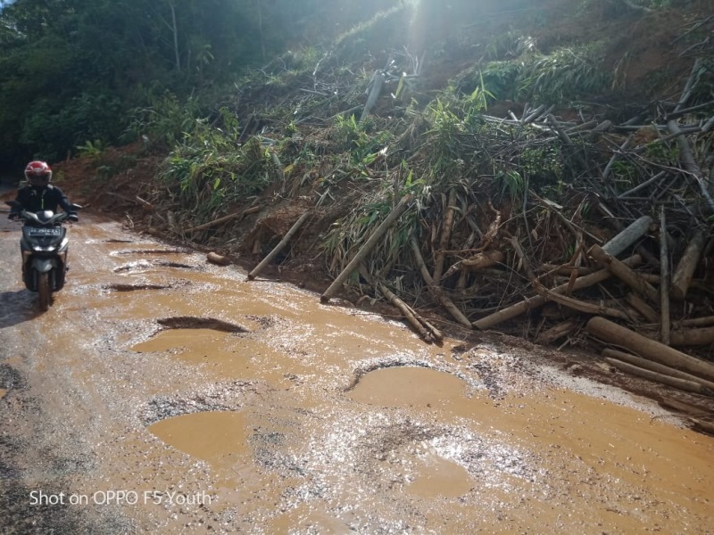 Jalan Nasional Banyak Berlubang