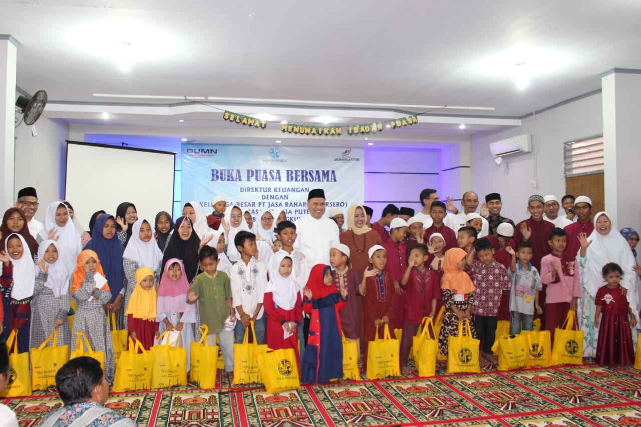 Jasa Raharja Bengkulu Buka Puasa Bersama Anak Yatim.