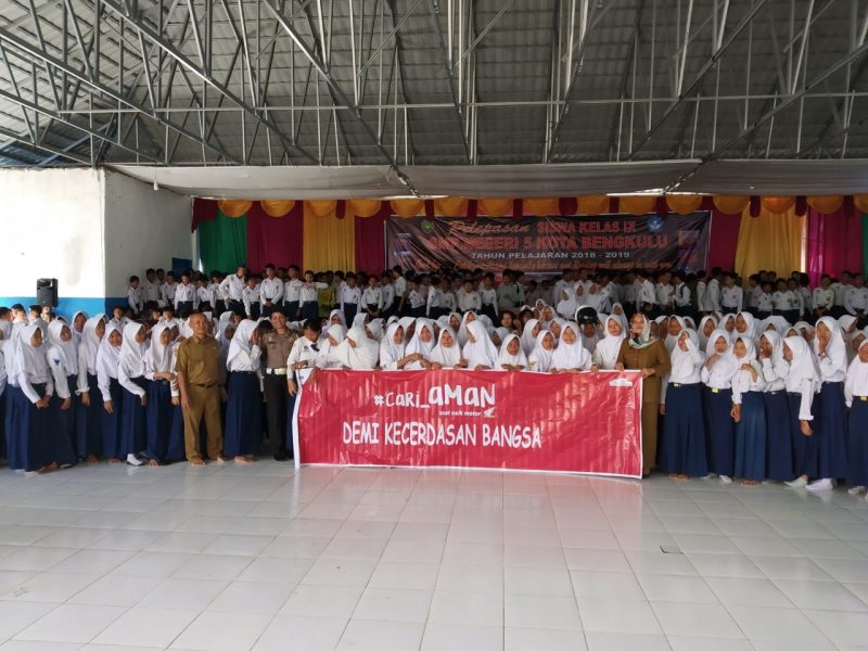 Cari_aman di Sekolah Hadir di SMPN 5 Kota Bengkulu