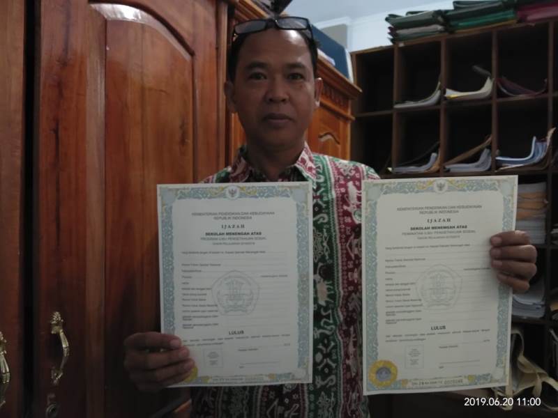 Blanko Ijazah SMA 16 Ribu Lembar